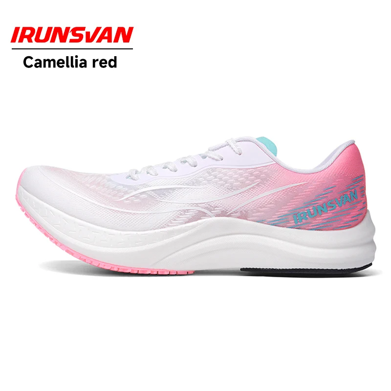 IRUNSVAN Full length nylon carbon plate running shoes for students physical testing and training shoes sports shoes for men