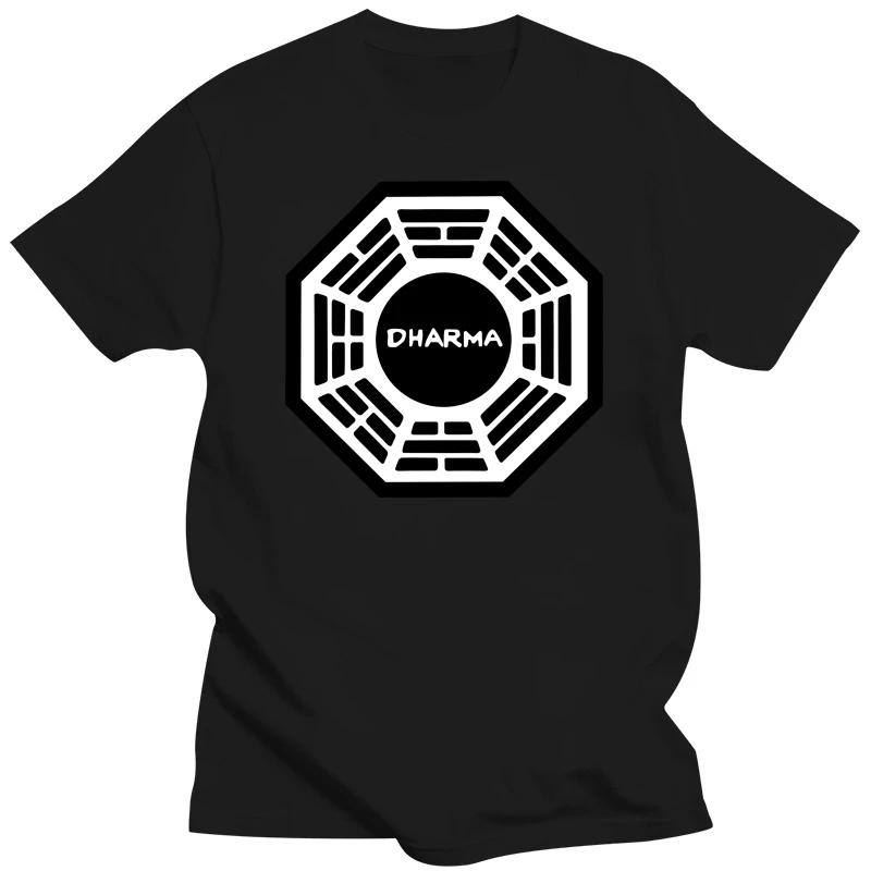 Dharma Initiative fashion t shirt Short Sleeve T-Shirtcasual Tops shirtShort Sleeve T-ShirtSlim Slim T-shirt