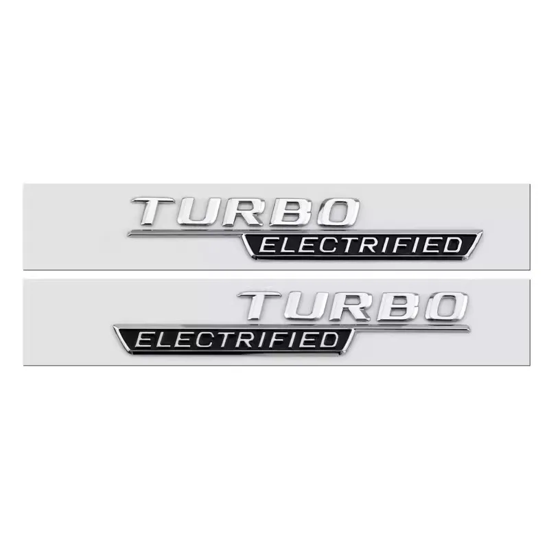 

New Turbo electrified ABS Emblem for C43 C63 2022 Car Nameplate Logo Sticker
