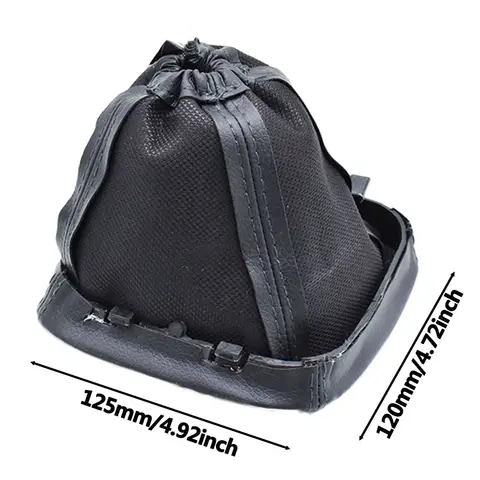 För Ford Transit 06-14 PU-läder Växelspaksknopp Damask Gaitor Damaskskydd 6C117B118ABYYJV Manuell söm Svart Helkropp 10 best sales växelstövel - №8