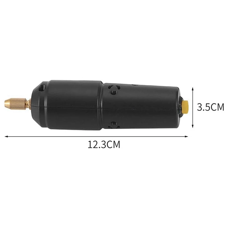 ABPQ-Mini trapano per creazione di gioielli, set di trapani elettrici USB con 10 punte da trapano da 0,8 a 1,2 mm per la perforazione di colata di resina