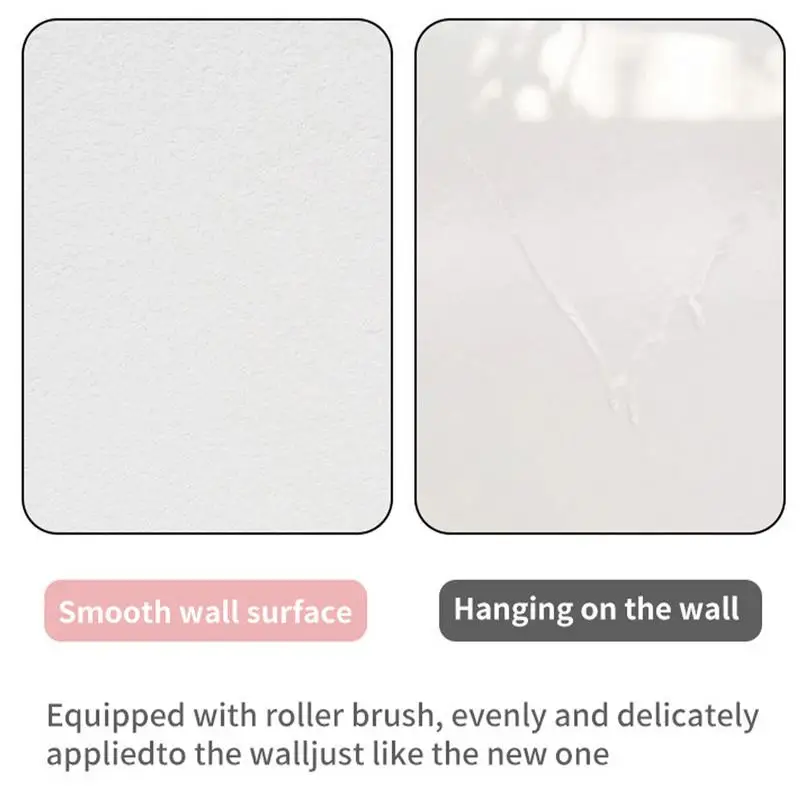 Rol sikat kecil cat dinding lateks, rol kecil tahan air 2 dalam 1 rol untuk perbaikan Dinding