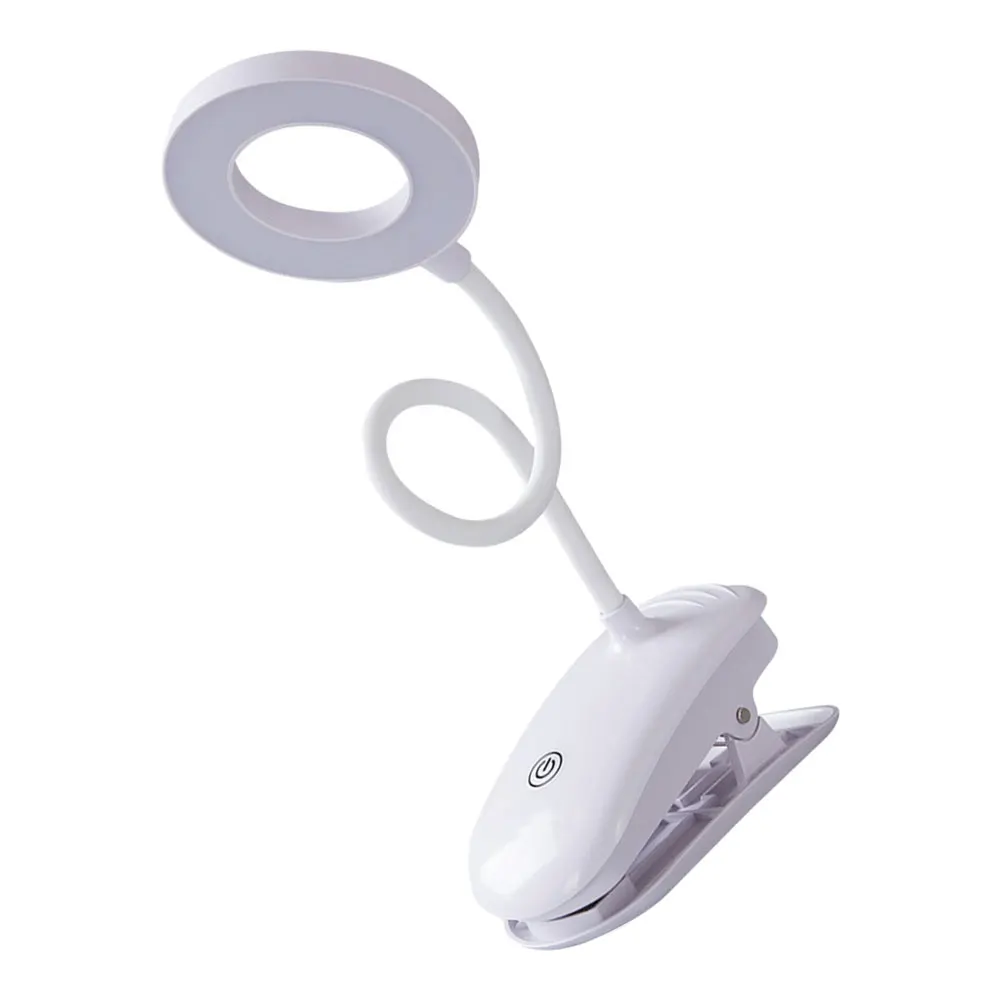 

Charging Clip Table Foldable Eye Protection LED Light 3 Color Temperatures USB Rechargeable Bedside Study Lamp Clip Desk Lamp
