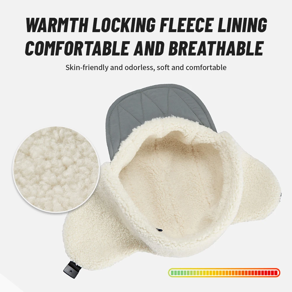 Naturehike Thick Warm Hat Waterproof Winter Ear Protectors Hats Men Women Outdoor Ski Earflap Cap Double-sided Wear