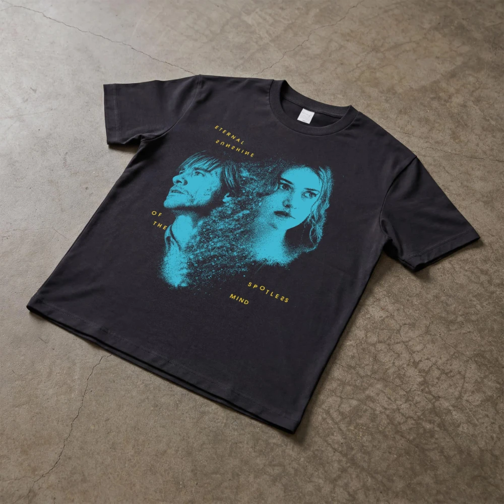 Eternal Sunshine Joel Clementine T-Shirt, Spotless Mind Movie Graphic Tee Graphic Short Sleeve Men's T-shirts for Summer Unisex