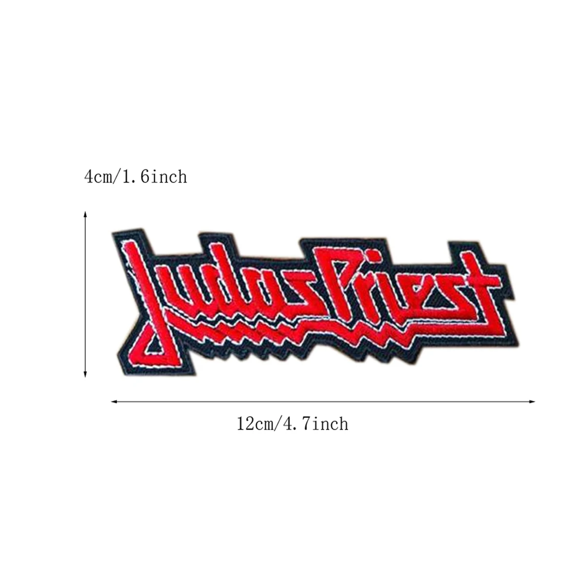 10pcs Judas Priest Sew Iron On Patch Rock Band Logo Heavy Metal Hard Music Embroidered