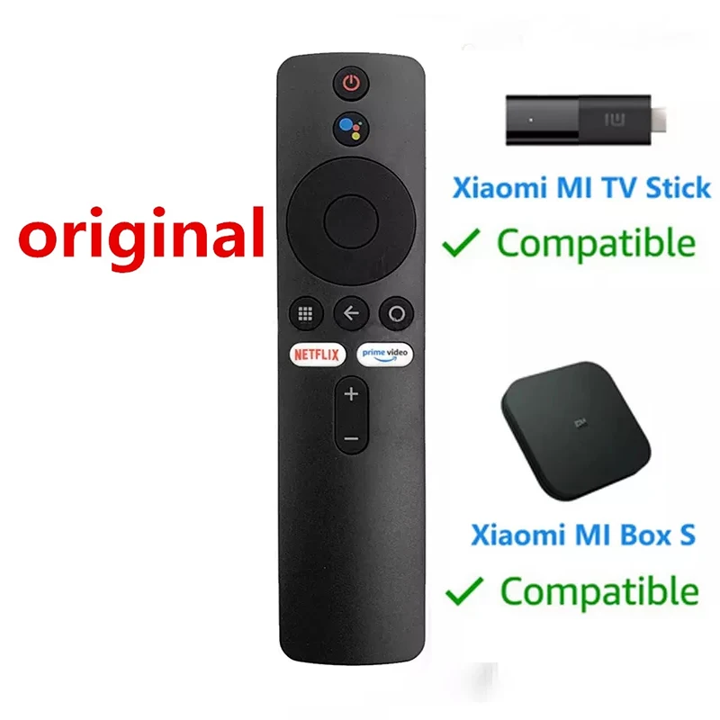 Nouveau Original pour Xiaomi MI Box S XMRM-006W MI TV Stick Smart TV Box Bluetooth Télécommande Vocale Assistant Google