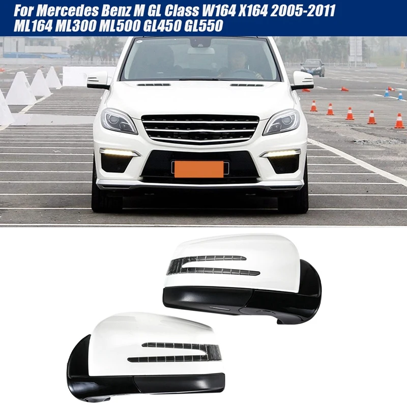 Folding Rearview Mirror For Mercedes-Benz W164 ML GL Class ML300 GL450 Parts Accessories