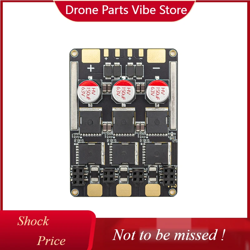 

ESC DPShuhang RC BLS Bluejay 12S 100A, одиночный, 4-12S, Dshot300/Dshot600, для больших дронов 18-20 дюймов, для аэрофотосъемки