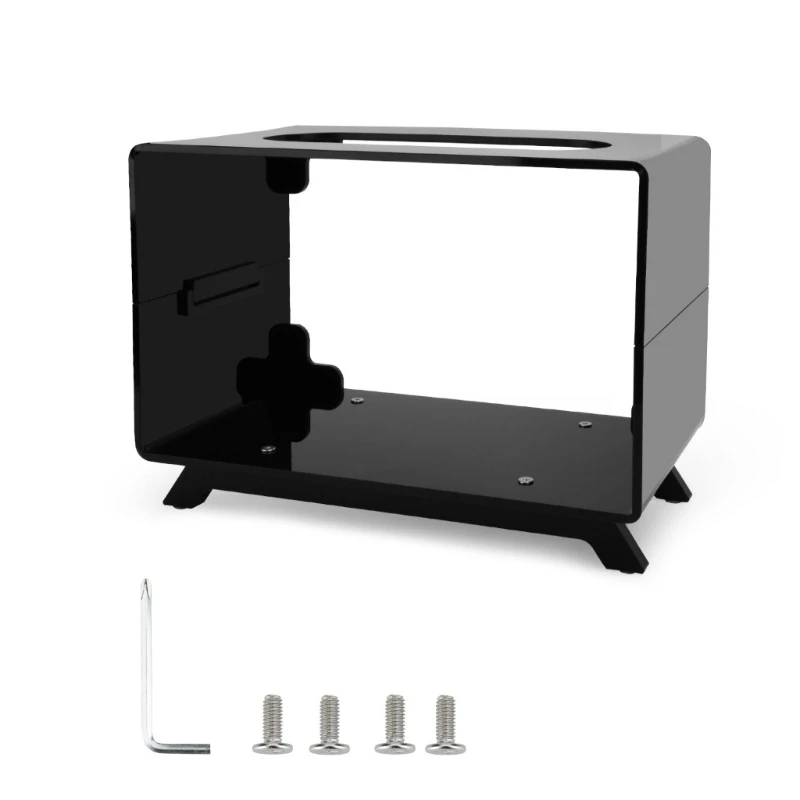 

Acrylic Speaker Stand for III 3 Sound Systems, Desktop Support with Easy Access Cutout