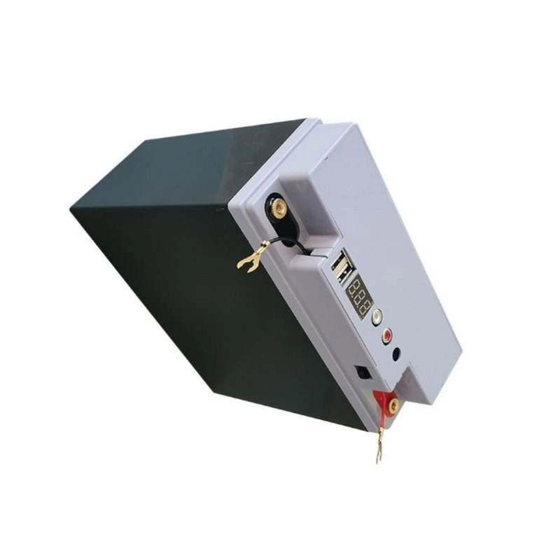 Hộp đựng pin lithium đa chức năng Cổng đầu ra USB Màn hình LCD 12V 17A 448F