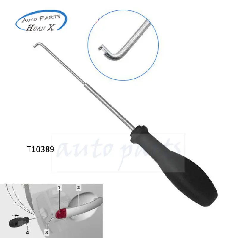 T10389 Car Outer Door Handle Disassembly Tool Door Handle Removal Tool for VW Volkswagen AUDI Special Tools Car Accessory