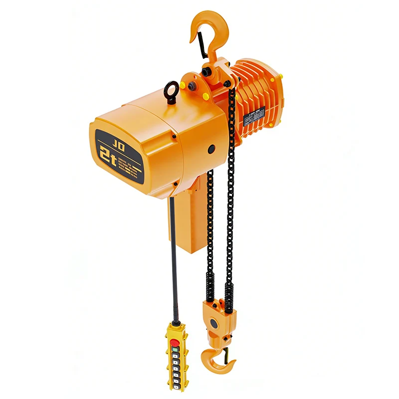 4400lbs 2 Ton Electric Chain Hoist 2T Industrial Lifting Hoist With Hook Single/Dual Speed For Warehouse Workshop Overhead Crane