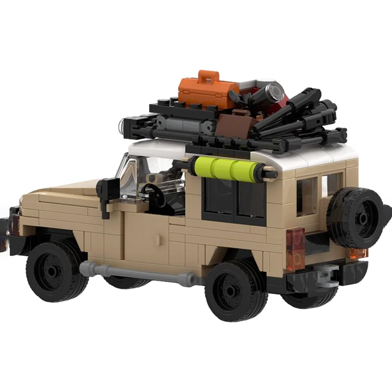 303 個 MOC 車ランドクルーザーミニモデルビルディングブロック建築おもちゃ DIY クリエイティブアイデア教育レンガクリスマスギフト子供