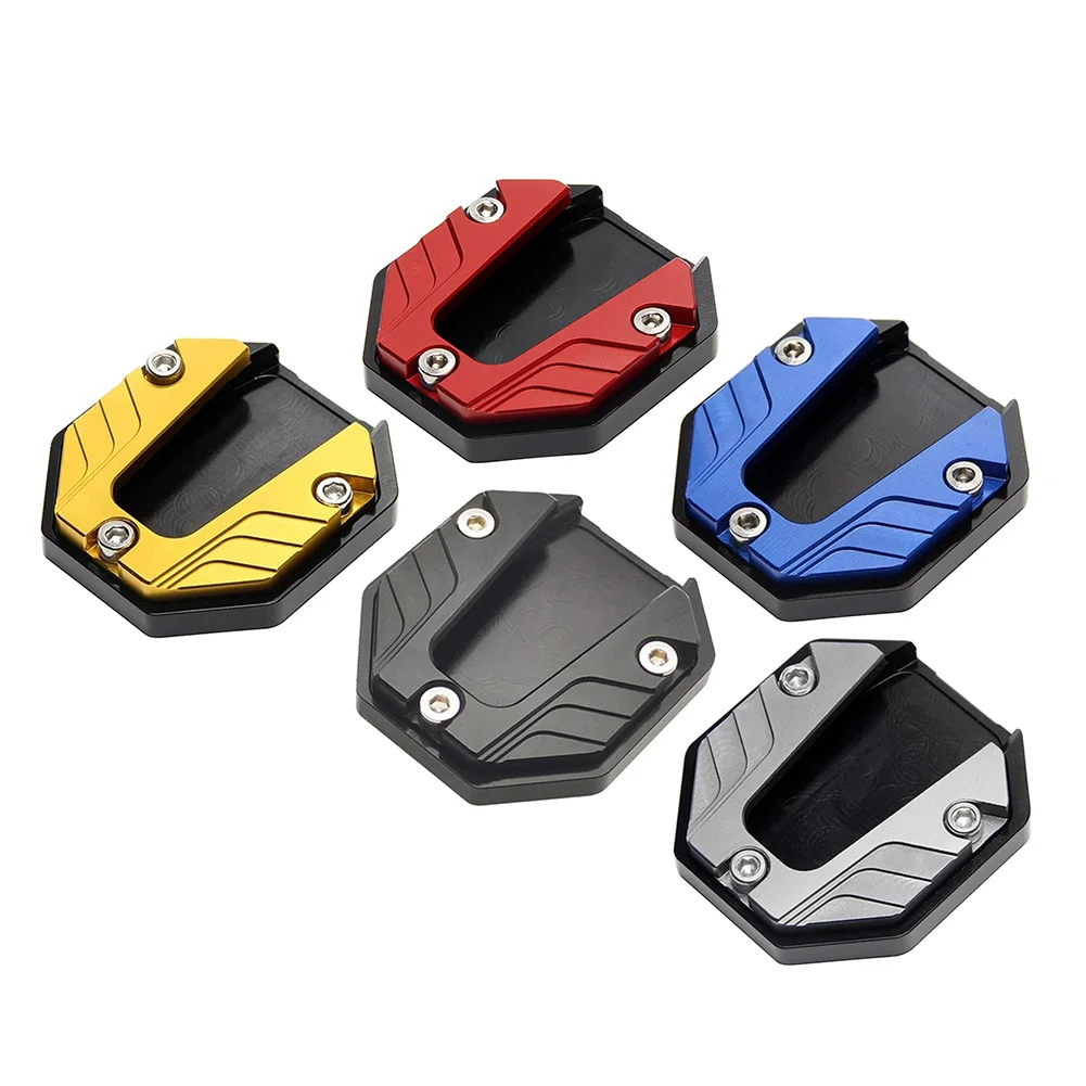 Motorcycle Kickstand Extender Foot Side Stand Extension Pad Support Plate Universal For Harley Honda Yamaha Kawasaki For Suzuki