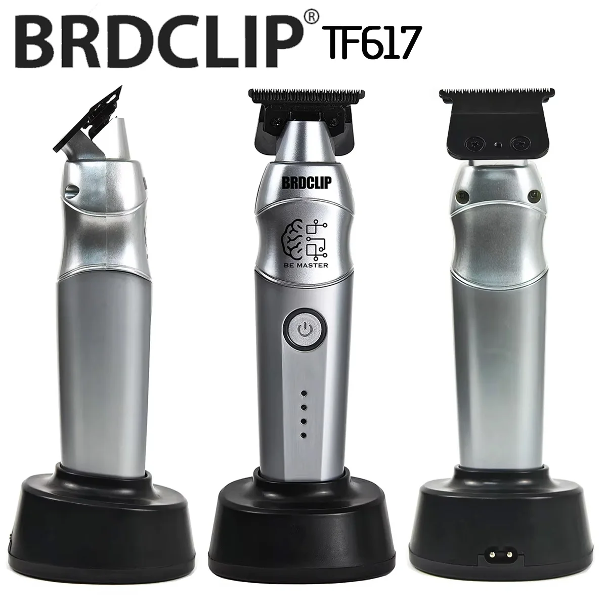 NEW Professional BRDCLIP TF-617 Zinc Alloy Body DLC Blade 7000RPM Hair Clipper Salon Home Beard Sideburns Trimmer Trimmer Men