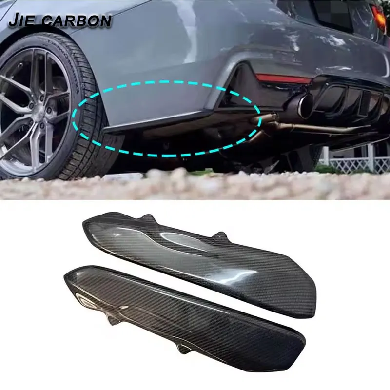 

For BMW 4 Series F32 F33 F36 2014-2019 Carbon Fibre Rear Bumper Rear Diffuser Splitter Fascia Side Spoiler Auto Accessories