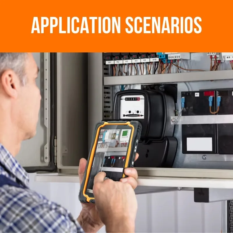 

OEM T70EX 7 Inch Industrial Android Tablet PC Octa Core 10000mAh 1000nit Sunlight Readable NFC Barcode Scanner