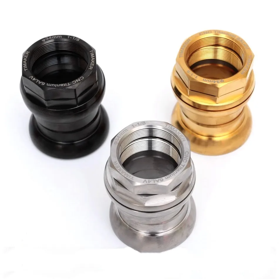 Unionjack titanium stem for brompton weight reduction 34mm titanium headset