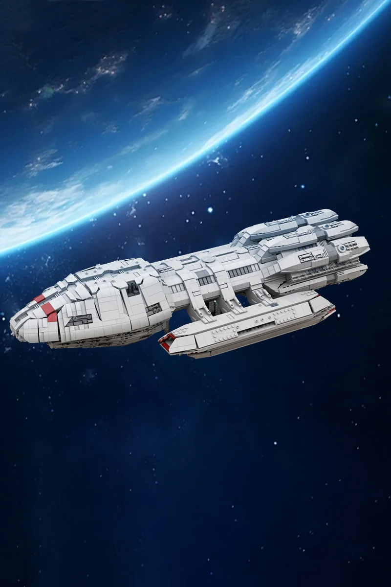 

MOC Battlestar Pegasus - масштаб UCS, кирпичи, модель, космическая война, фильм UCS, масштаб Battlestar Galactica, космический корабль, строительные блоки, игрушки