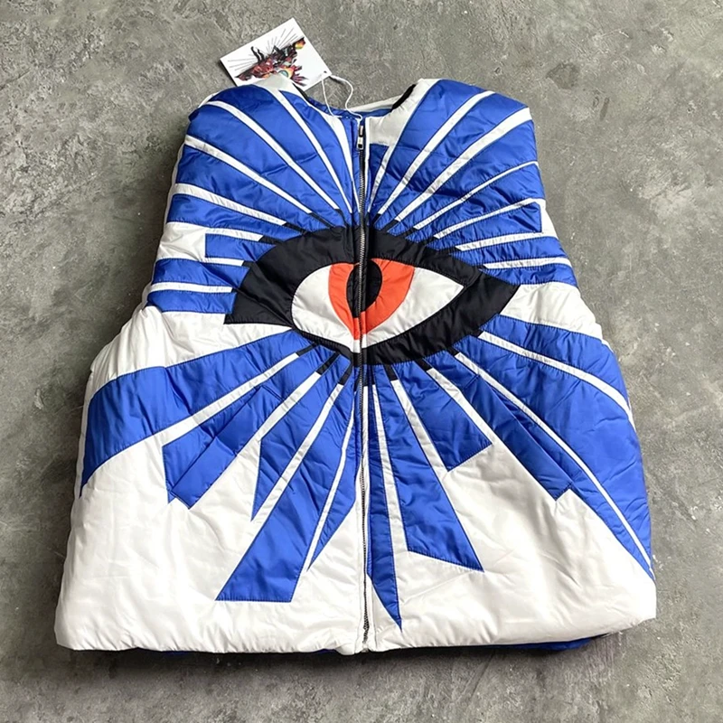 

HOUSE OF ERRORS Luxury Fashion Brand Oversize Casual Padded Vest Streetwear Vintage Classic Style Waistcoat For Men Women