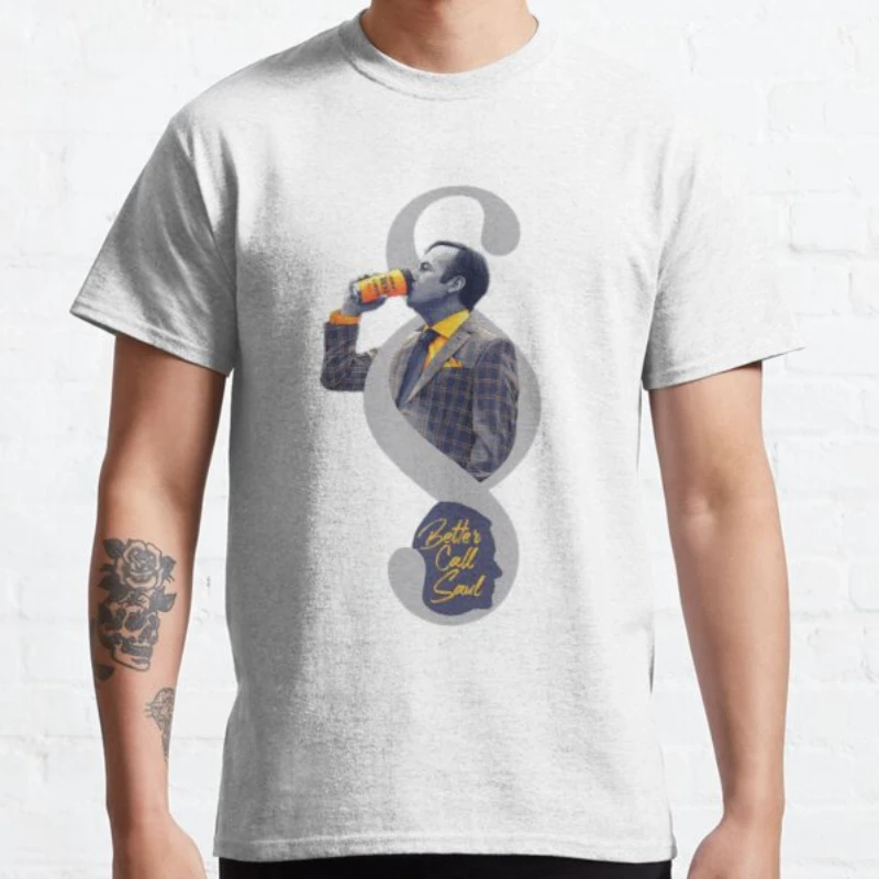 Футболка с надписью Better Call Saul, Хамлин и МакГилл, драма Goodman, легальный ТВ, Повседневная Уличная одежда, топы для мужчин и женщин, графическая дышащая футболка