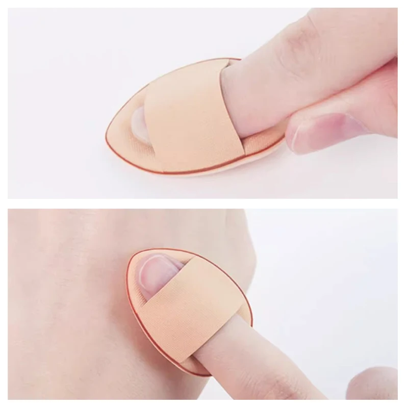 1-10Pcs Small Makeup Puff Mini Fingertip Puffs For Concealer Foundation BB Cream Facial Cosmetic Applicator Makeup Tools ﻿3*4cm