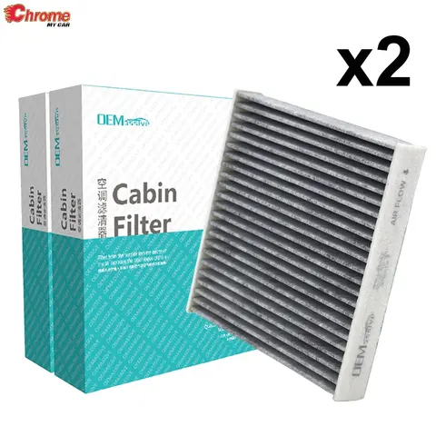 2x Car Accessories Pollen Cabin Air Conditioning Filter 80292-TF0-G01 For Honda City Civic X CR-Z Fit 4 HR-V 2013 2014 2015 2016
