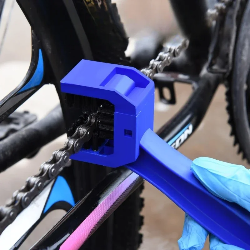 Universal Motorcycle Chain Brush Bicycle Cleaning Brush Electric Vehicle Cleaning Repair Tools image 2