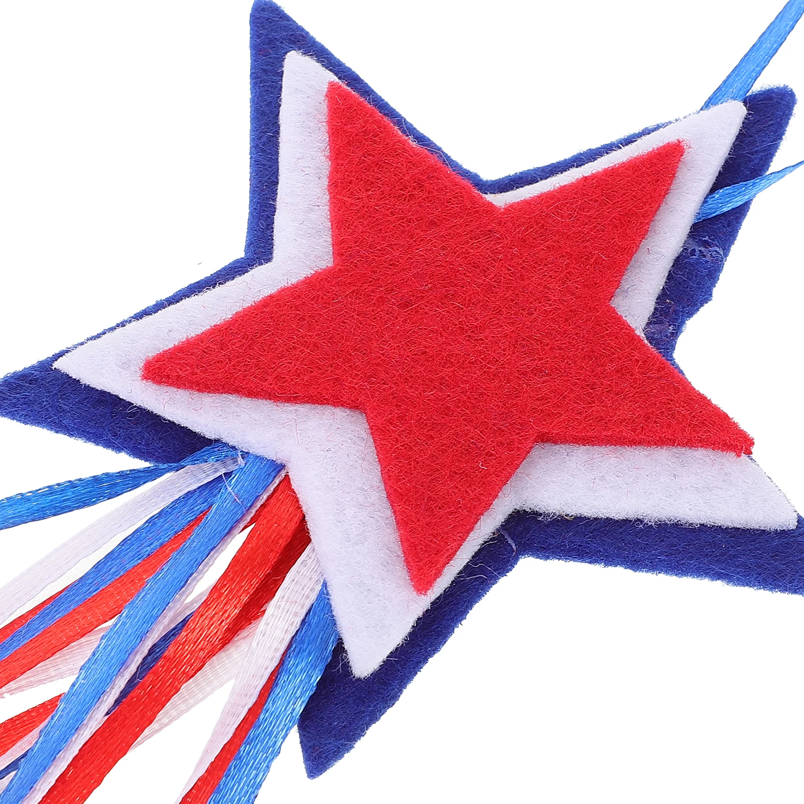 

12pcs woven Non Woven Fabric Pendant Fabric Hanging Pendants Festival Decor Independence Day Flags Accessories Reusable