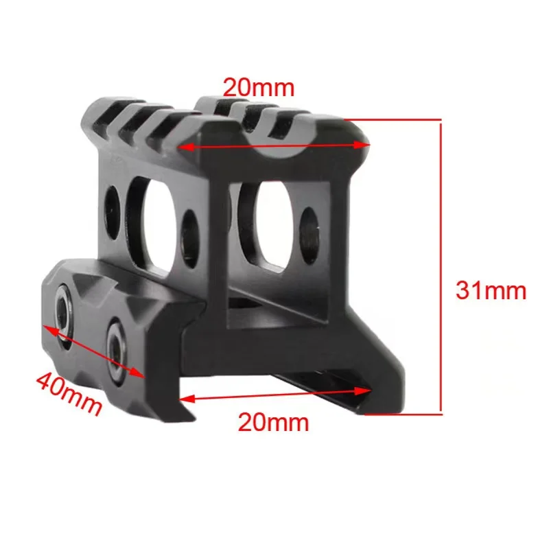 20mm Picatinny Rail Riser Mount 1