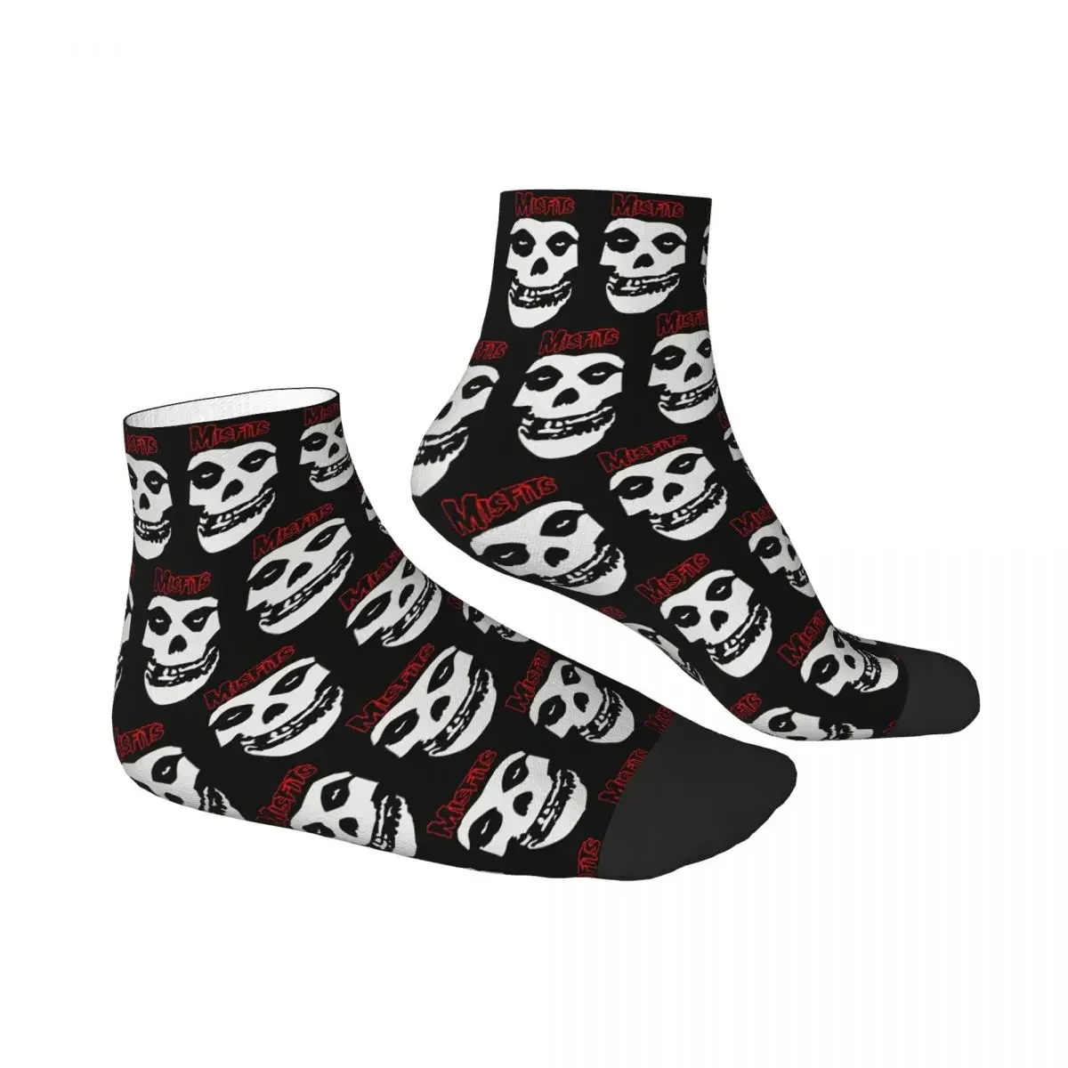 Misfits Skull (12) ถุงเท้า Harajuku Super Soft ถุงน่อง All Season ถุงเท้าอุปกรณ์เสริมสําหรับของขวัญคริสต์มาส Unisex