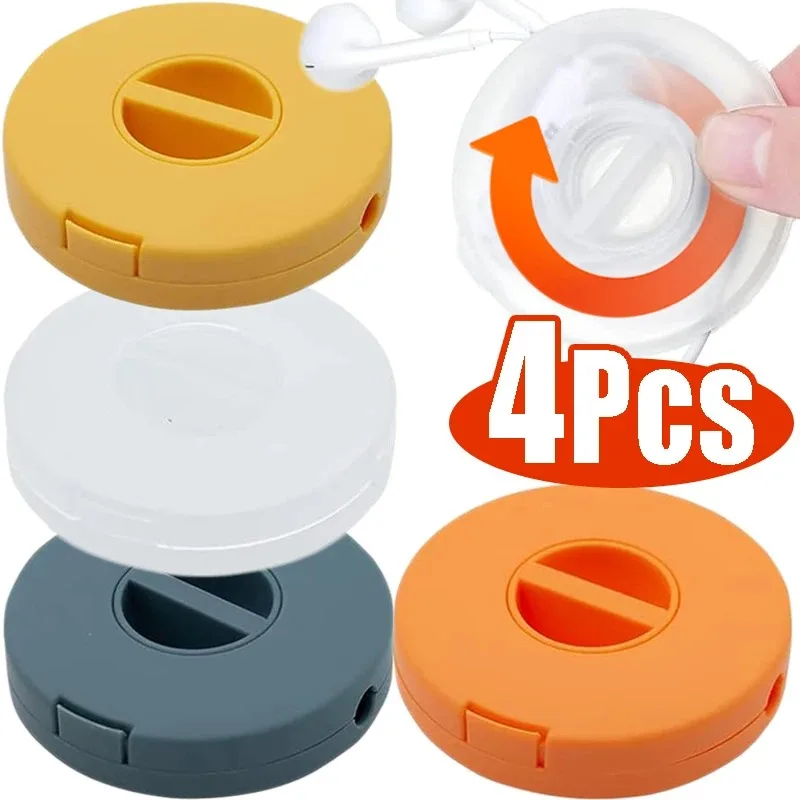 1-4PC Portable Travel Wire Cable Winder Organizer Charger Cord Holder for Mouse USB Headset Cord Durable Storage Solution