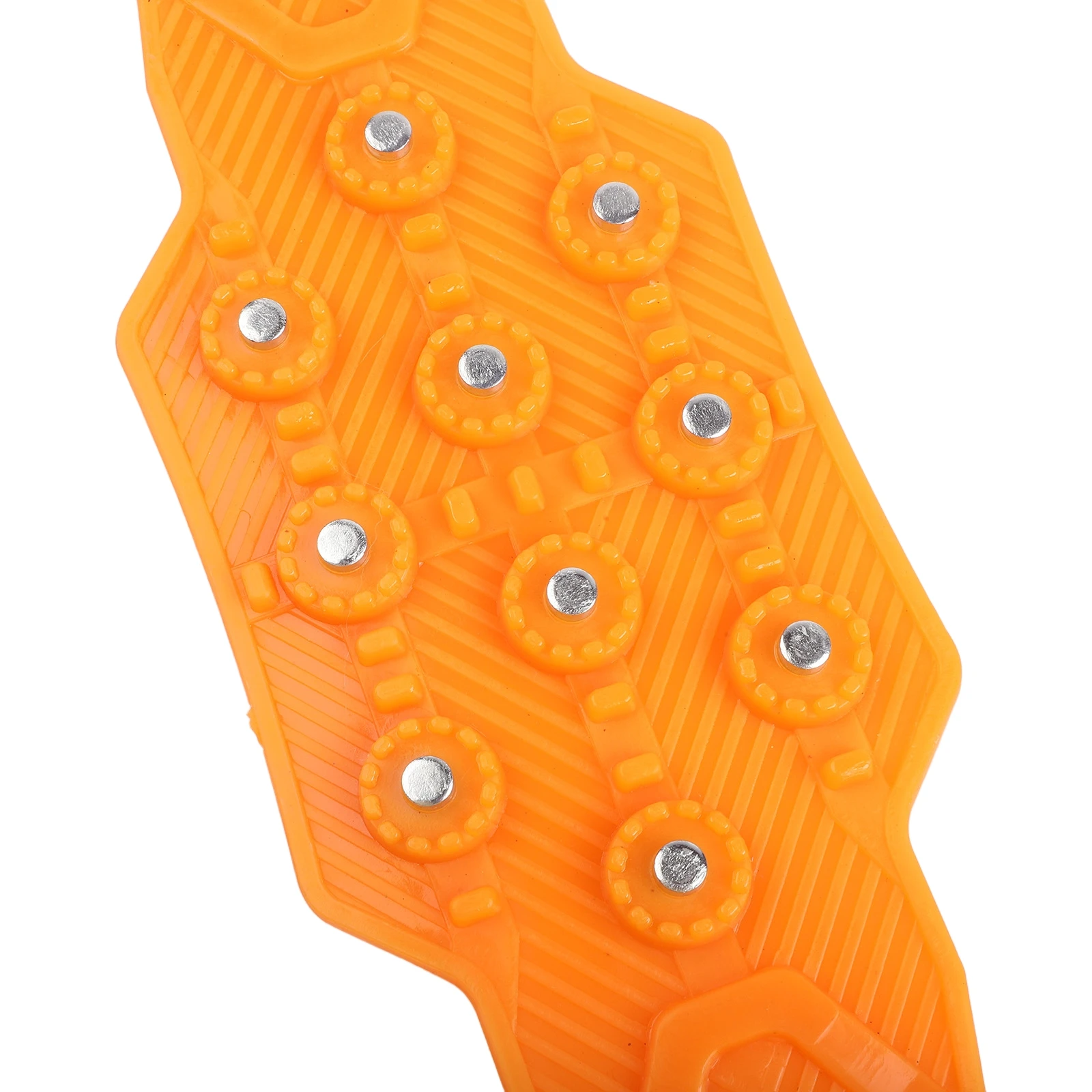 Snow Tire Chains 4PCS Snow Chains 40*50cm Anti-skid Tire Belts Imported Steel Nails Maximum Traction For Icy Roads