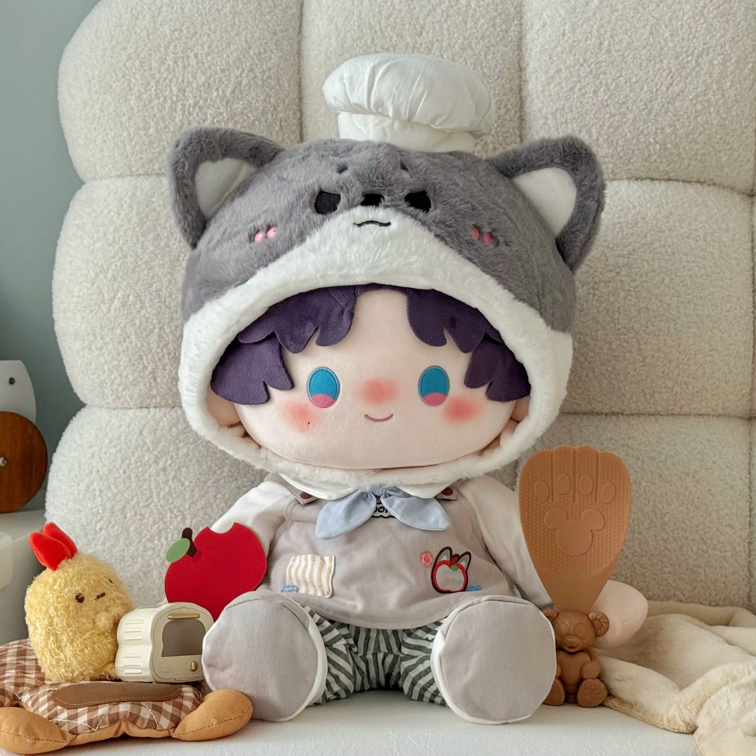 Disponibile Abbigliamento per Bambole da 40cm, Completo Cartoon con Tema Pasticceria, Pinguino, Orso, Lupo, per Peluche e Giocattoli Anime, Regalo per Bambini