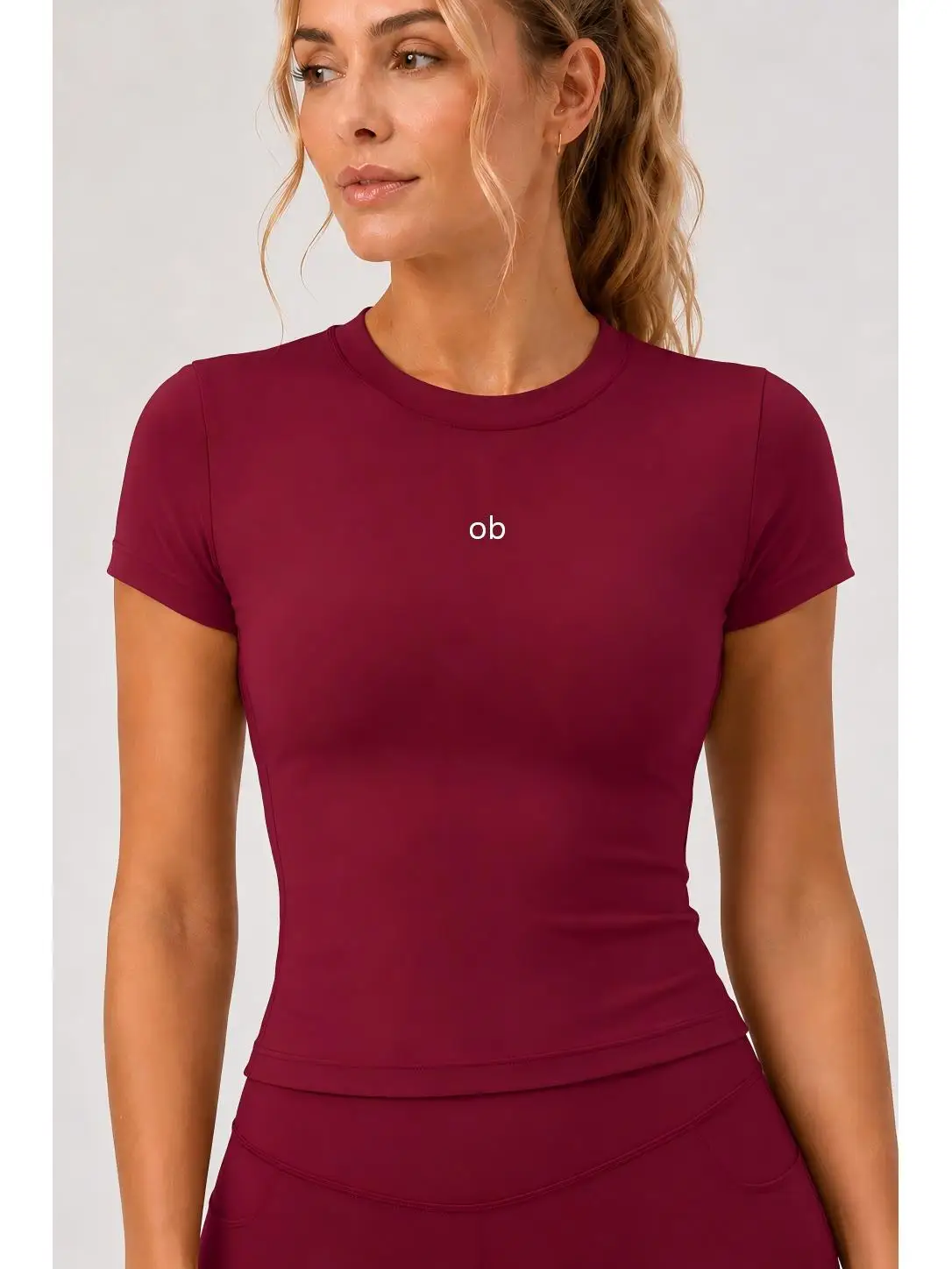 New style fitness wear - women's short-sleeved quick-drying T-shirt, casual summer stretch yoga wear, running sports wear image 3