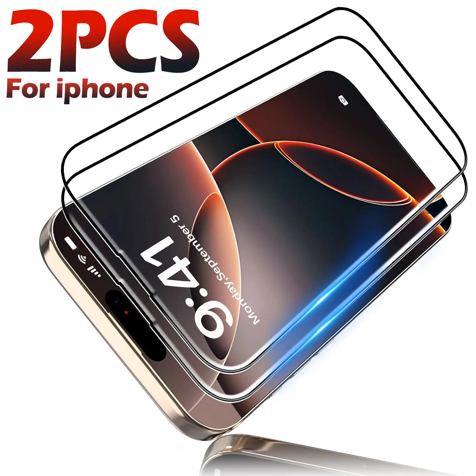 2PCS Full Tempered …