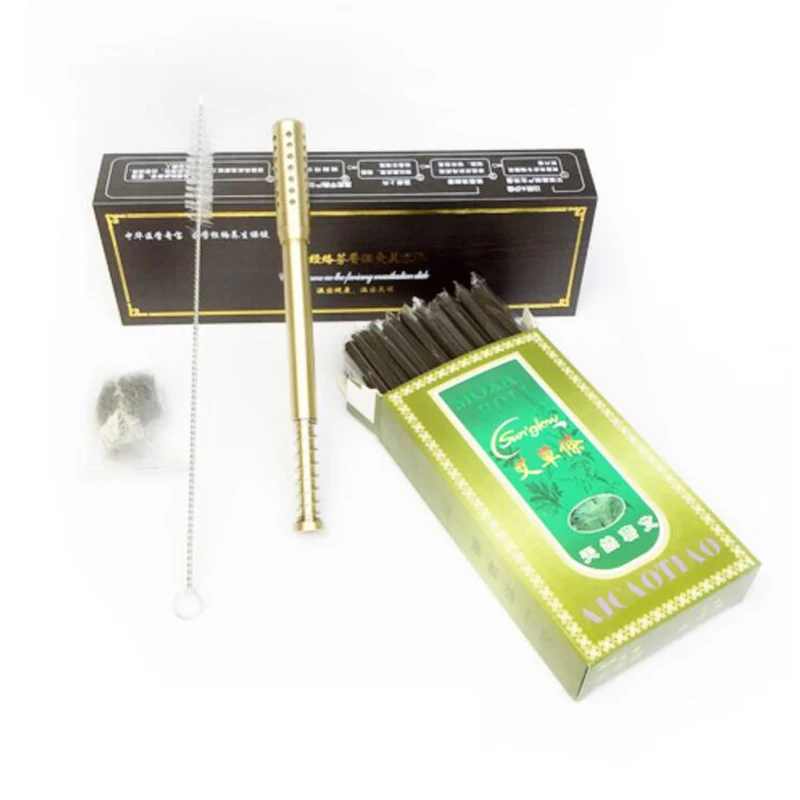 Zhanriver-家庭用の純粋な銅製灸ロッド,4mm,太陽の治療用の特別な換気システム