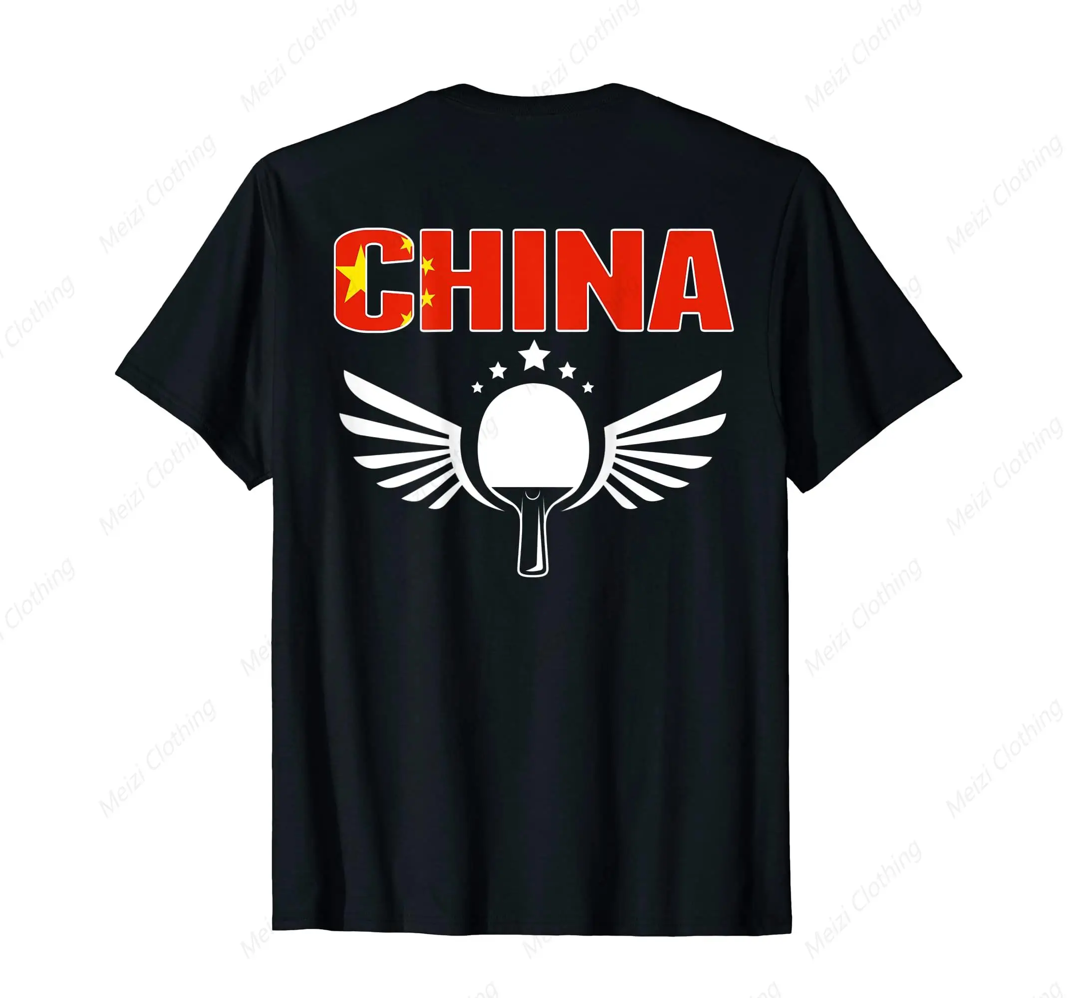 

Proud Chinese table tennis enthusiasts' jerseys for men Chinese table tennis men's T-shirts cool gifts cotton short sleeves