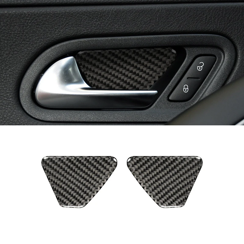 

For 2009-2016 Volkswagen Scirocco Carbon Fiber Interior Modified Car Door Bowl Decorative Stickers Car Modification Accessories