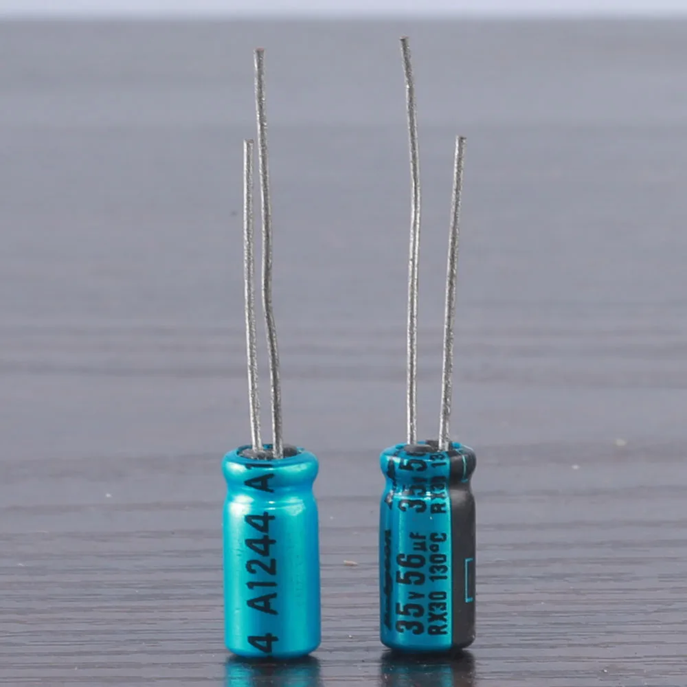 10pcs RUBYCON RX30 56mfd 35V 56UF  electrolytic Capacitor 130℃ 5X11mm