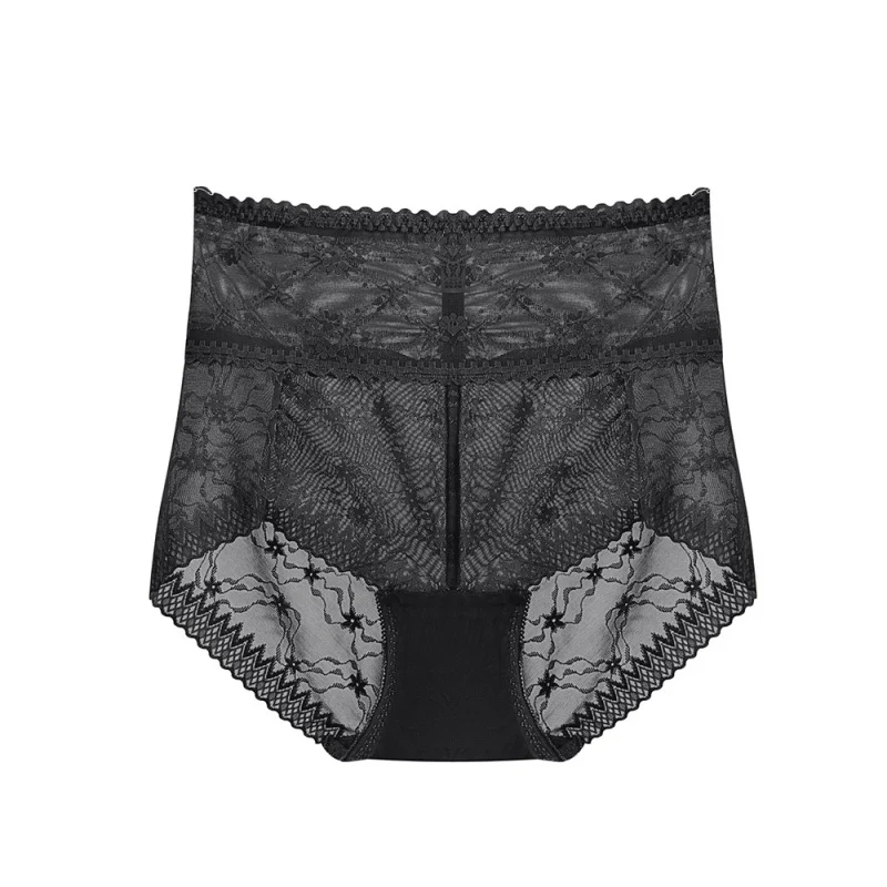 الدانتيل البطن التعاقد عالية الخصر المرأة ملخصات سلس عالية مرونة التهوية الورك رفع بسيط مثير انقطاع حجم كبير Un #5