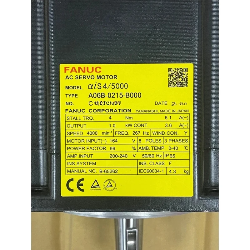 

Новый серводвигатель Fanuc A06B-0215-B000 на складе, быстрая доставка