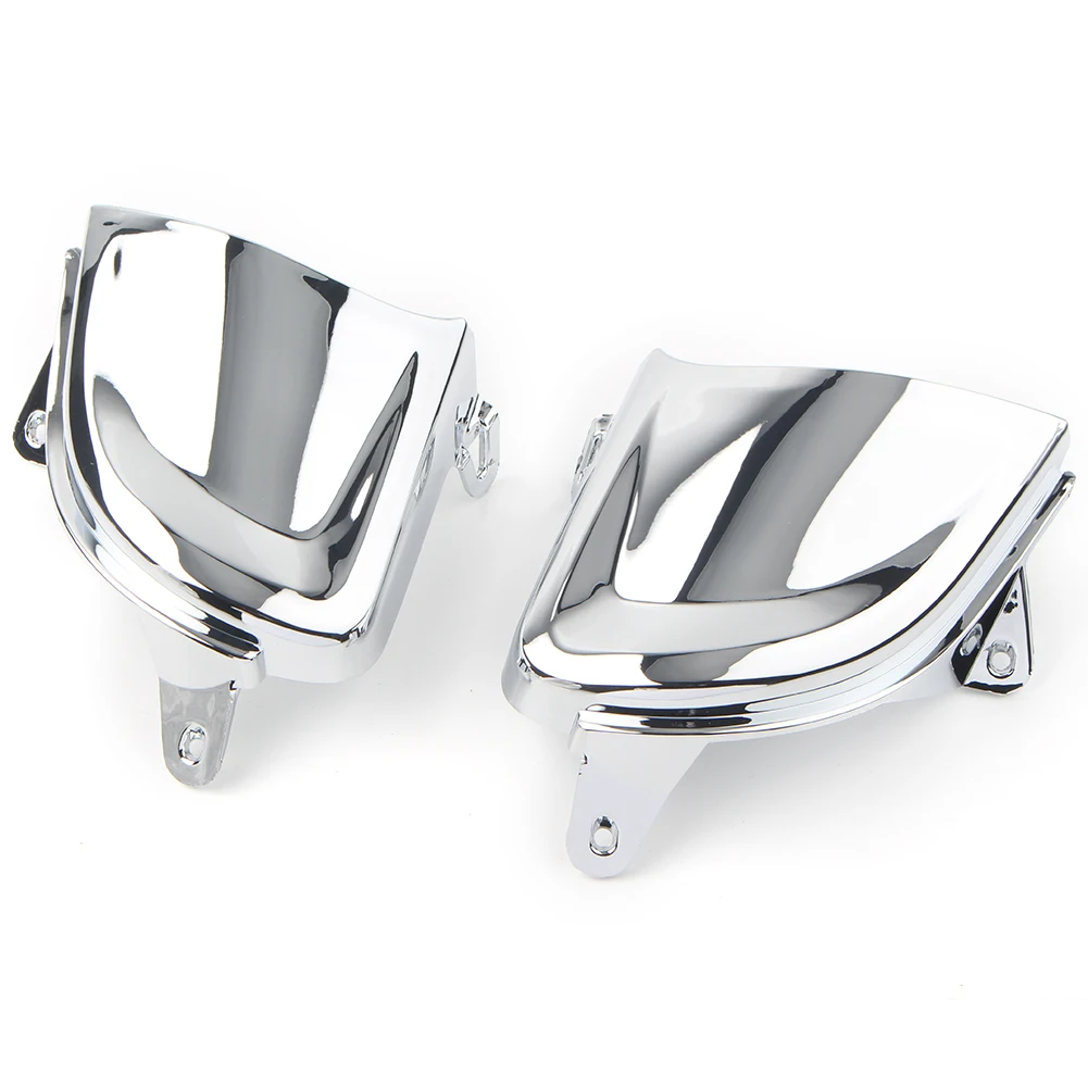 2x GL1800 Motorcycle Front Headlight Covers Decoration for Honda Goldwing Gold Wing GL 1800 2001-2008 2009 2010 2011 Chrome ABS