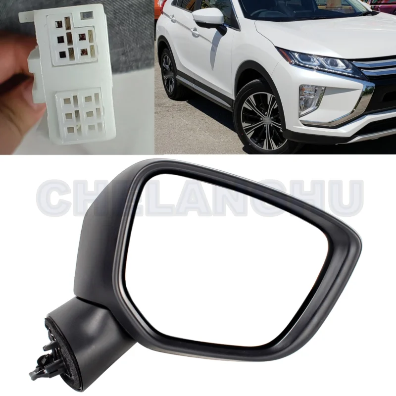 

Mirror Assembly For Mitsubishi Eclipse Cross 2017 2018 2019 2020 Right 5 Pins Paintable Heated Turn Light