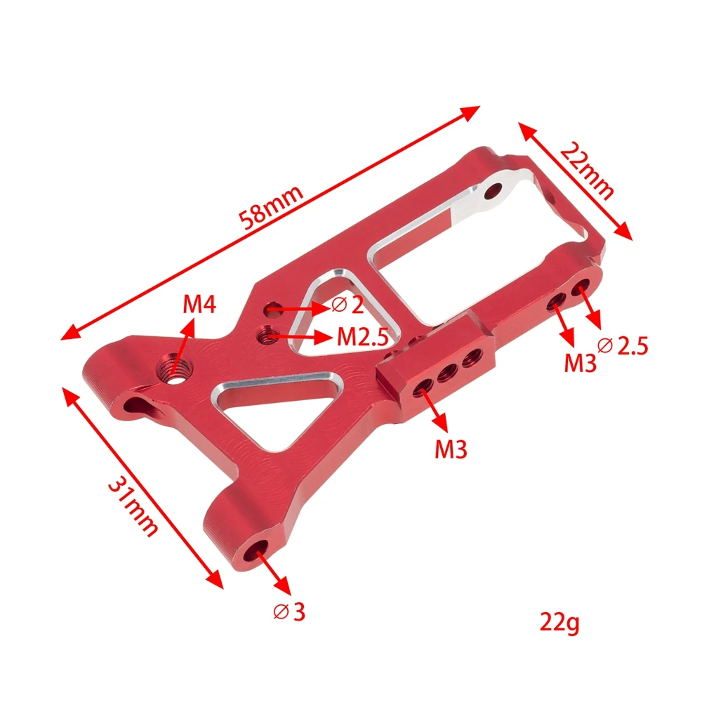 10 szt. Metalowego zestawu części zamienne do zawieszenia ramienia do samochód Traxxas 4-Tec 2.0 3.0 4Tec 2.0 VXL 1/10 RC, B