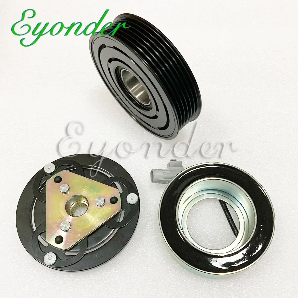 

88310-0H010 88310-0H020 6453RJ 506021-7372 5060217372 AC Compressor Clutch Pulley DKV06R for Peugeot 107 Toyota Aygo Citroen C1