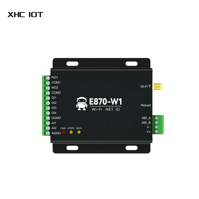 

Edge Acquisition Gateway IO Controller WIFI RS485 4DI 2DO 2AI XHCIOT E870-W1 TCP/UDP/MQTT Protocol Modbus Industrial Grade