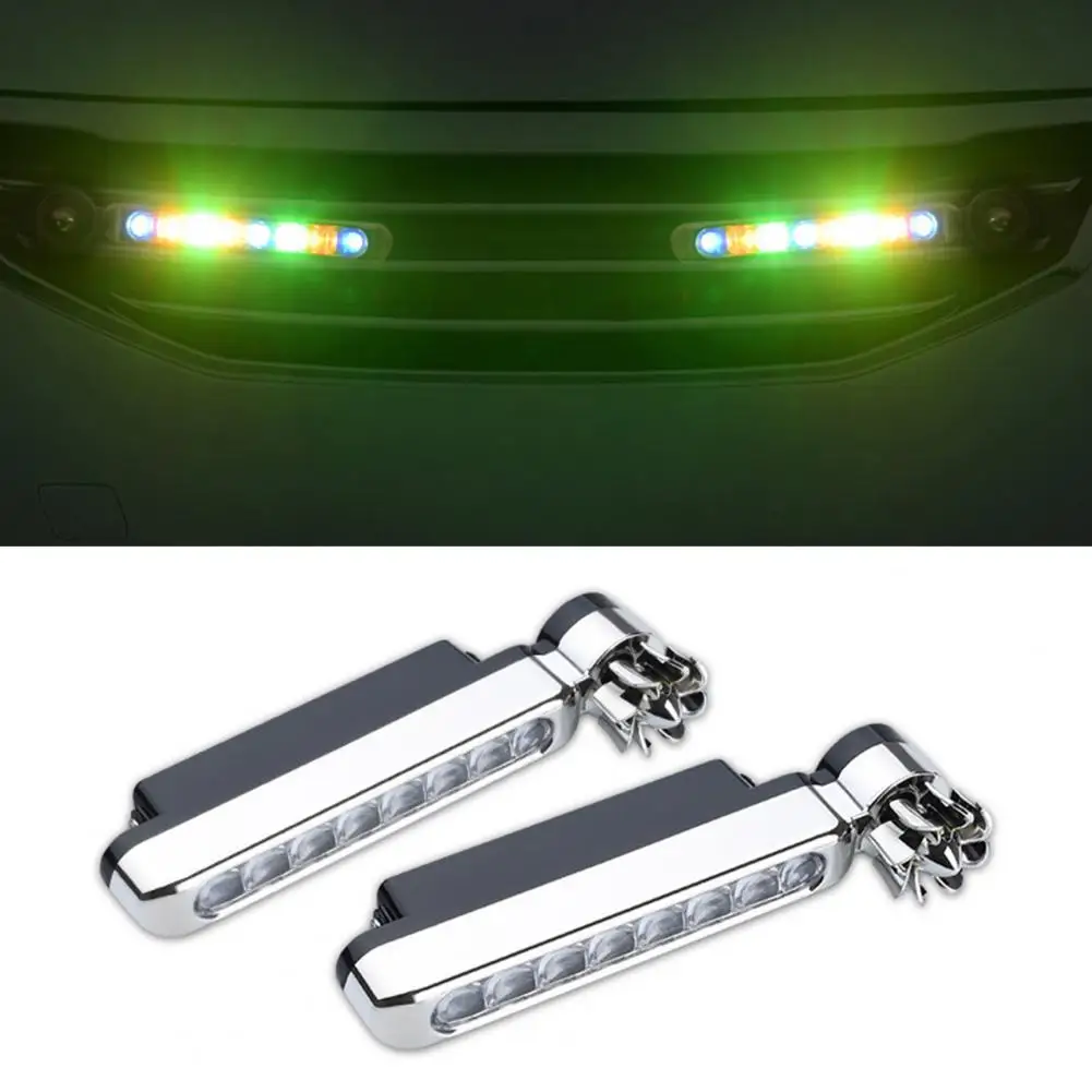 

2Pcs Daytime Running Light Wind Powered Super Bright Portable No Need External Power Supply LED DRL Lamp Car Accessories