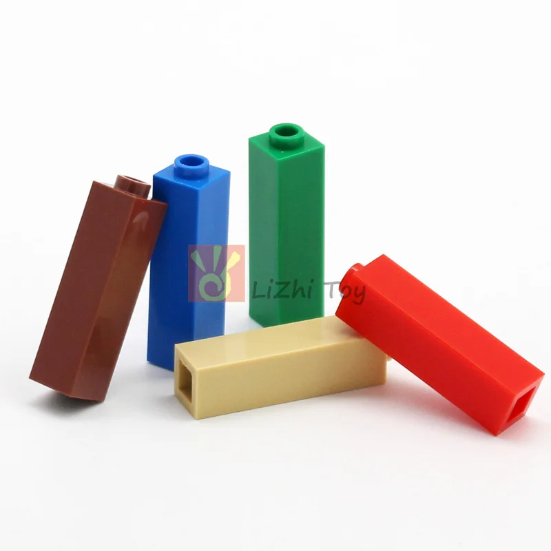 50pcs MOC 14716 Brick 1x1x3 Stud Type Pillar Classic Piece Building Blocks Toy Compatible with Architecture Accessory